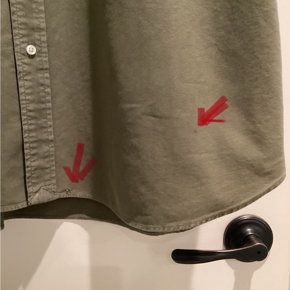 Ralph Lauren Olive Long Sleeve Shirt - Picture 5 of 5